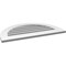 Ekena Millwork Round Top Surface Mount PVC Gable Vent: Functional, w/ 3-1/2"W x 1"P Standard Frame, 32"W x 20"H GVPRT32X2001SF - alternate 2